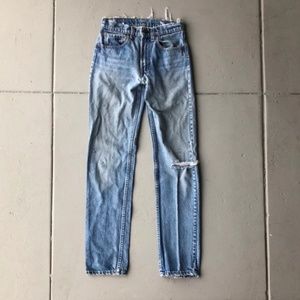 Levi's × Vintage 80s Distressed Jeans